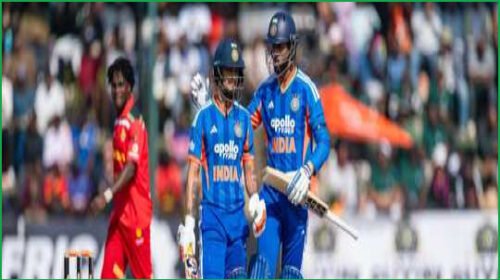 জিম্বাবুয়েকে হারিয়ে টি-টোয়েন্টি সিরিজ জয় নিশ্চিত করল ভারত