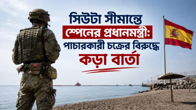 সিউটা সীমান্তে স্পেনের প্রধানমন্ত্রী: পাচারকারী চক্রের বিরুদ্ধে কড়া বার্তা