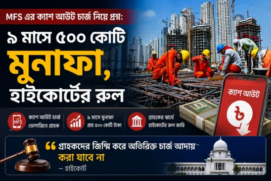 MFS -এর ক্যাশ আউট চার্জ নিয়ে প্রশ্ন, হাইকোর্টের রুল