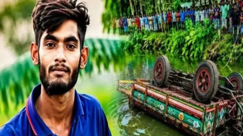 ঝিনাইদহে আলমসাধু উল্টে মাছ বিক্রেতা আমিনুরের মর্মান্তিক মৃত্যু
