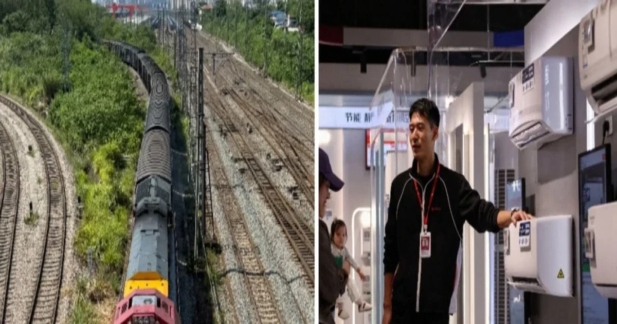 তীব্র তাপপ্রবাহে এসি চাহিদা মেটাতে ইউরোপে ট্রেন ব্যবহার করছে চীন