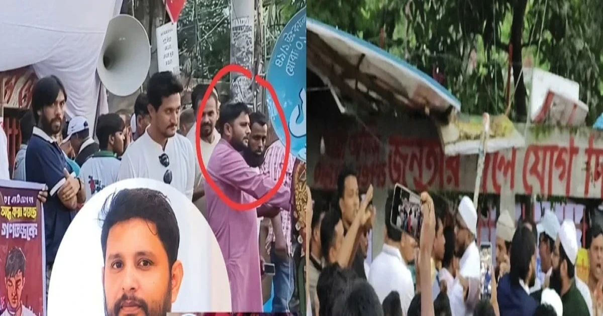 প্রেস ক্লাবে ওলামা অ্যালায়েন্সের মানববন্ধনে হামলা, কাঠগড়ায় স্বেচ্ছাসেবক দল নেতা