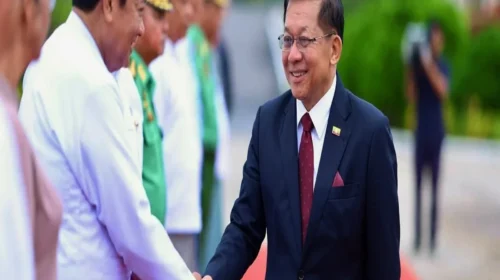 রাশিয়ার সঙ্গে কৌশলগত সম্পর্ক গভীর করতে মস্কো সফরে মিন অং হ্লাইং