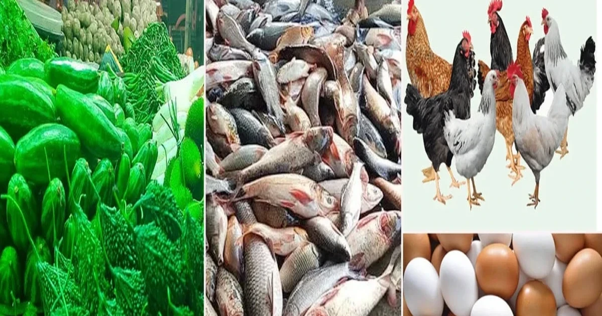 সবজির দাম কমলেও মাছ-মুরগি ও ডিমের বাজারে অস্বস্তি