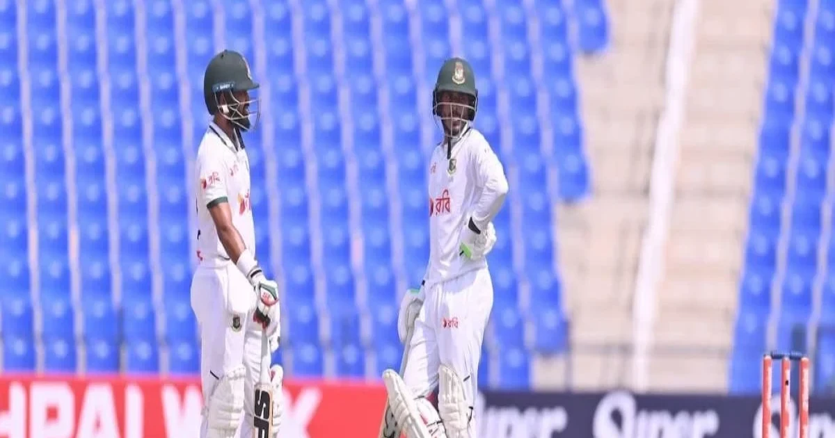 আবুধাবি টেস্টে ভালো শুরুর আক্ষেপ সাদমানের কণ্ঠে