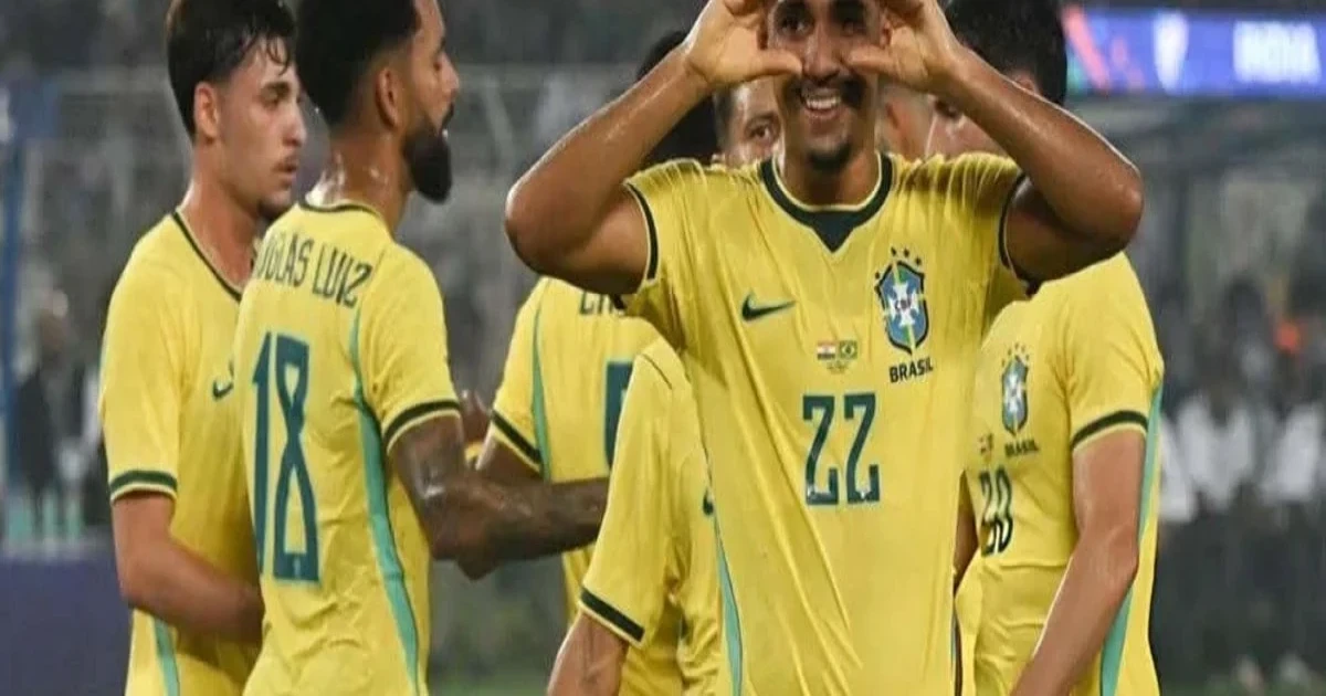 কলকাতায় প্রীতি ম্যাচে ভারতের জালে ব্রাজিলের চার গোল