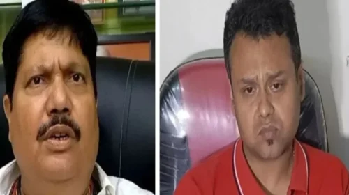 বিজেপি অফিসের সামনে গায়ে কেরোসিন ঢেলে আত্মহত্যার হুমকি বিধায়কের