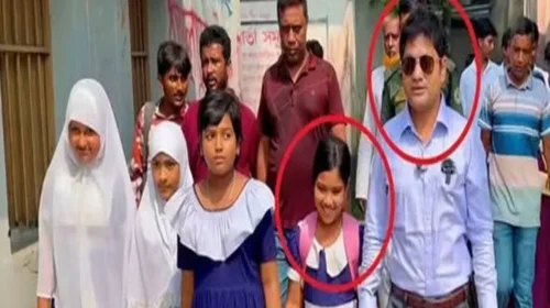 স্কুলে ফেরা তুবার হাত ধরলেন ইউএনও, প্রশংসায় ভাসছে প্রশাসন