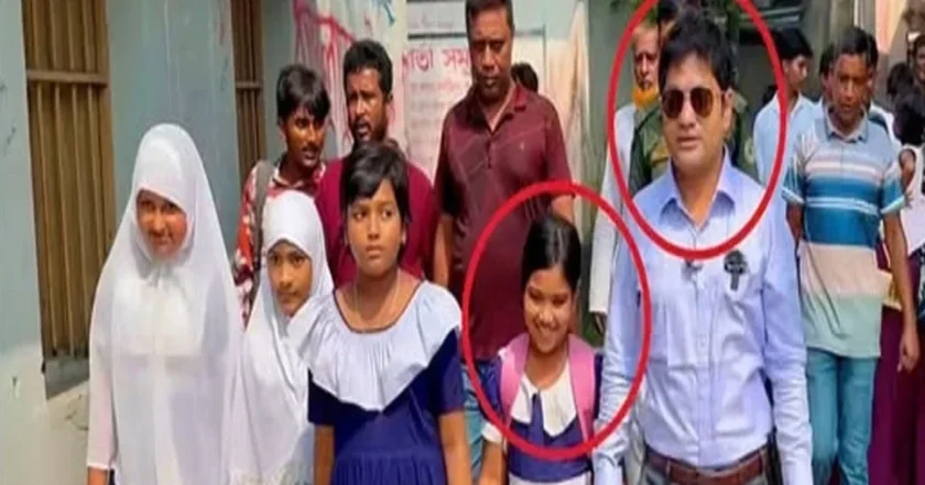 স্কুলে ফেরা তুবার হাত ধরলেন ইউএনও, প্রশংসায় ভাসছে প্রশাসন