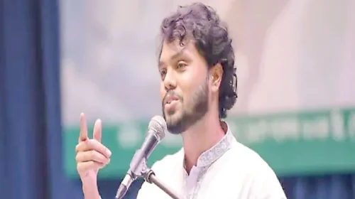 হাদী হত্যার বিচার ও ভারতের সংশ্লিষ্টতার অভিযোগে ইনকিলাব মঞ্চের সংবাদ সম্মেলন